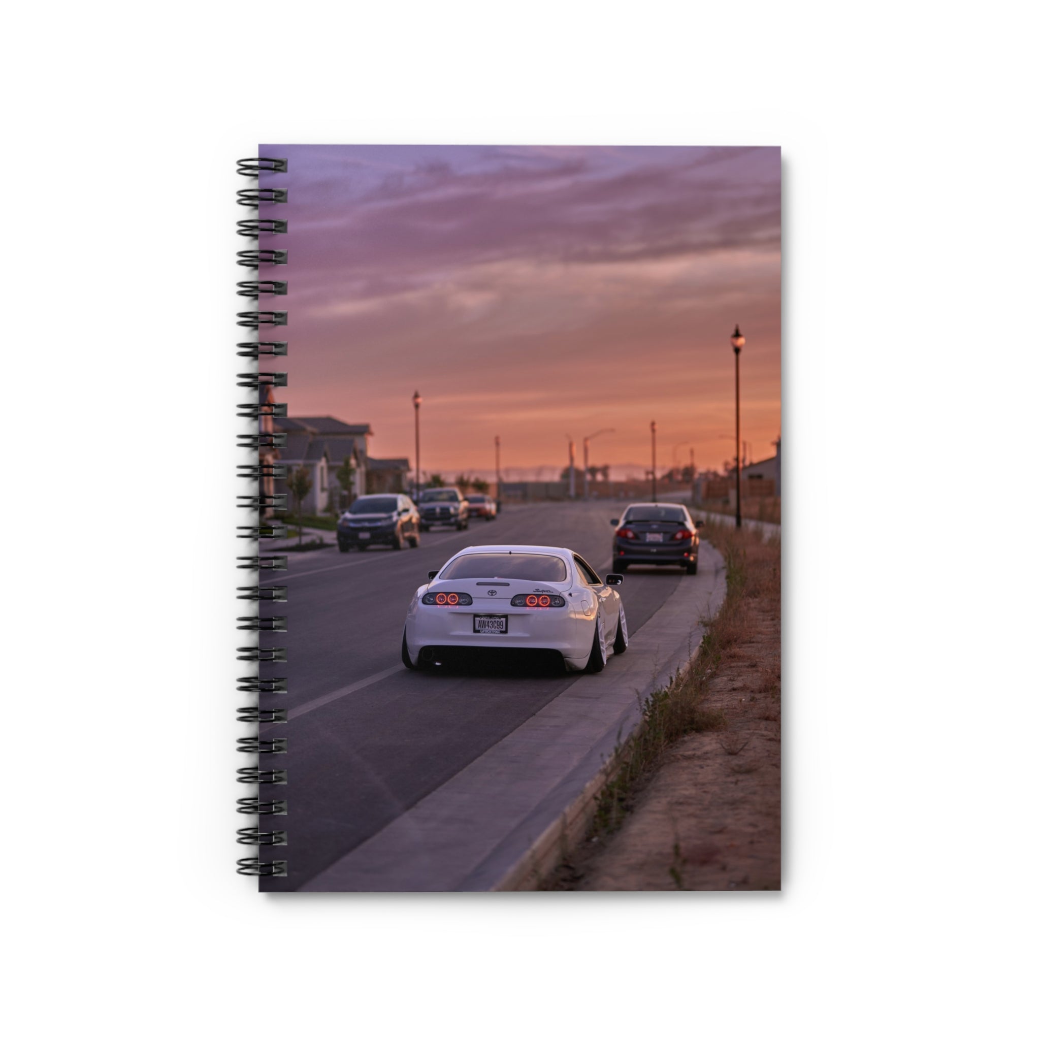 Toyota Supra Mk4 Automotive Spiral Notebook #018 - Throttle Designs