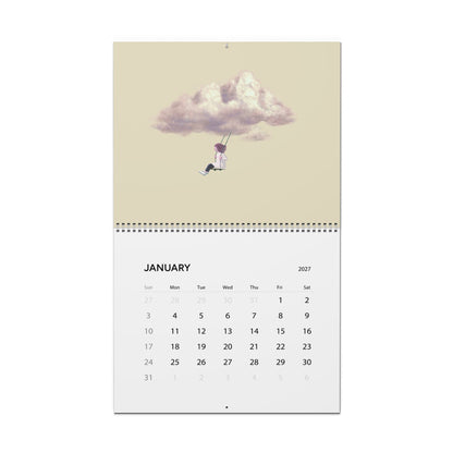 2027 Contemporary Art Wall Calendar – Abstract Artwork, Modern Designs & Creative Art Collection