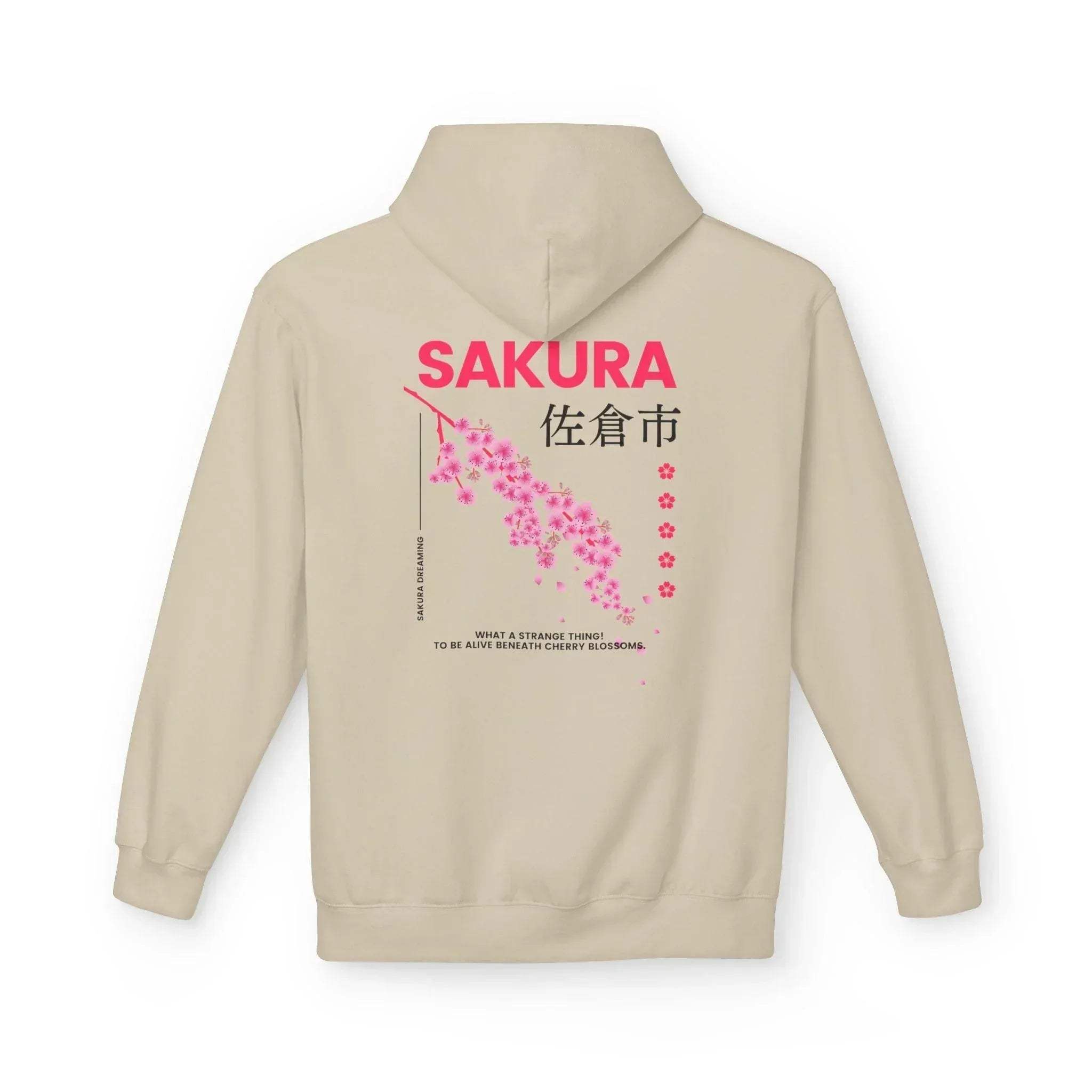 Cozy Sakura Blossom Fleece Hoodie for Ultimate Comfort