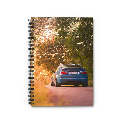 BMW E46 M3 Automotive Spiral Notebook #003 - Throttle Designs