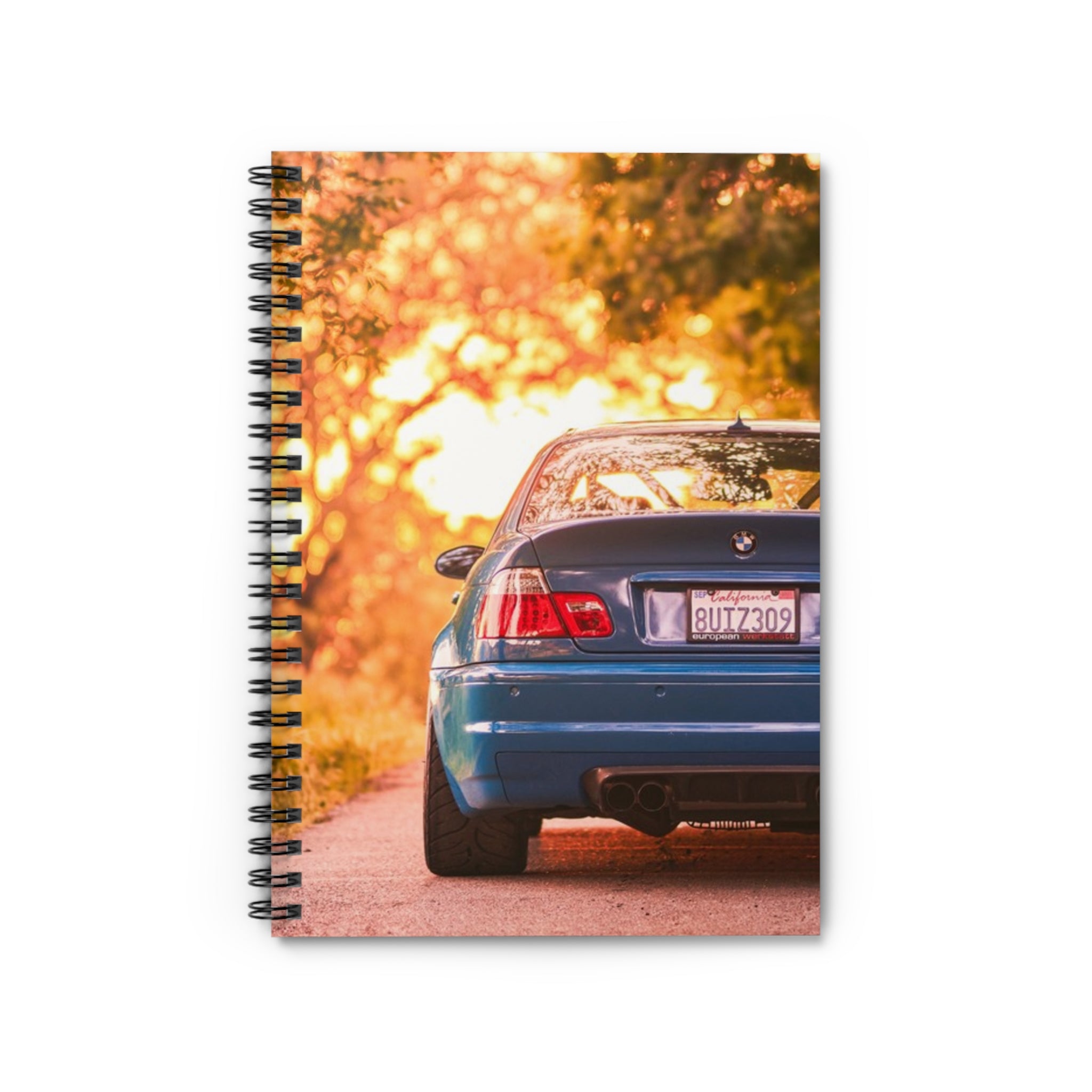 BMW E46 M3 Automotive Spiral Notebook #005 - Throttle Designs