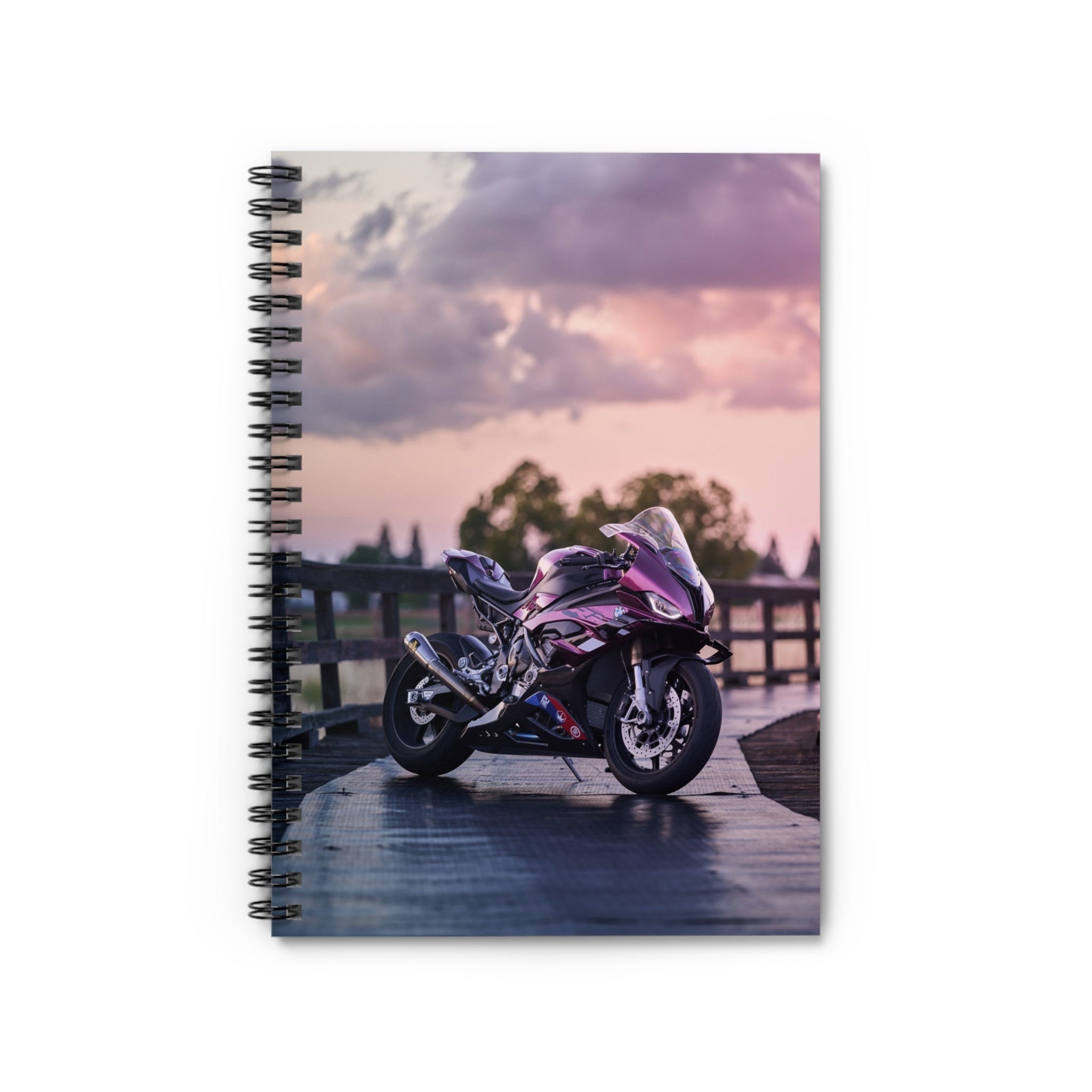 BMW S1000RR Motorcycle Spiral Notebook #038 - Throttle Designs