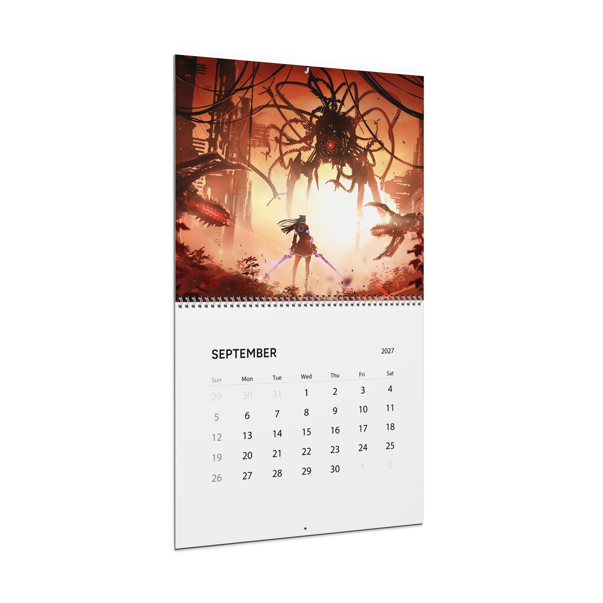 2027 Fantasy Wall Calendar – Epic Character Art, Magical Landscapes & Dreamlike Worlds