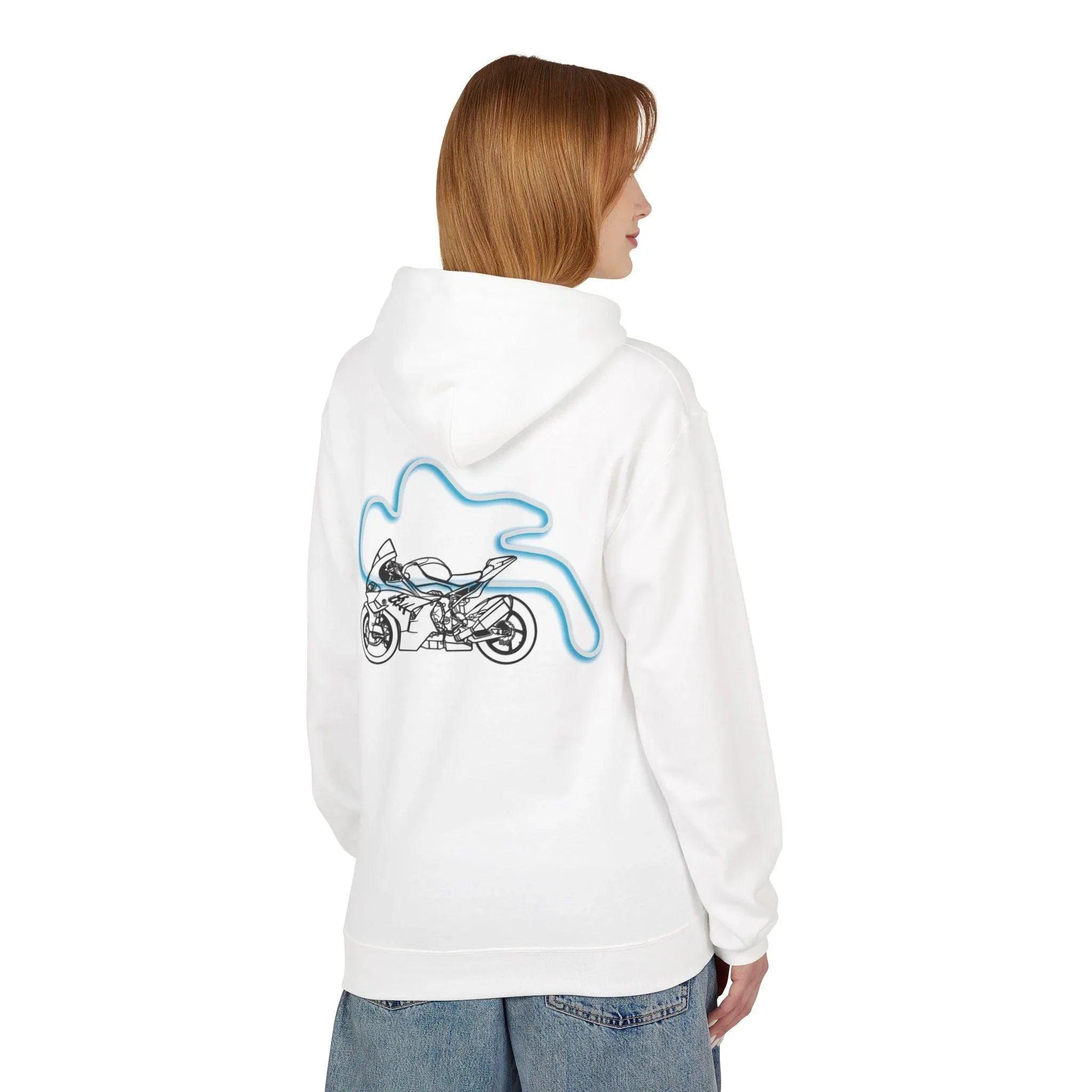 BMW Inspired M1000RR Fleece Hoodie Comfort and Style for Motorsport Enthusiasts