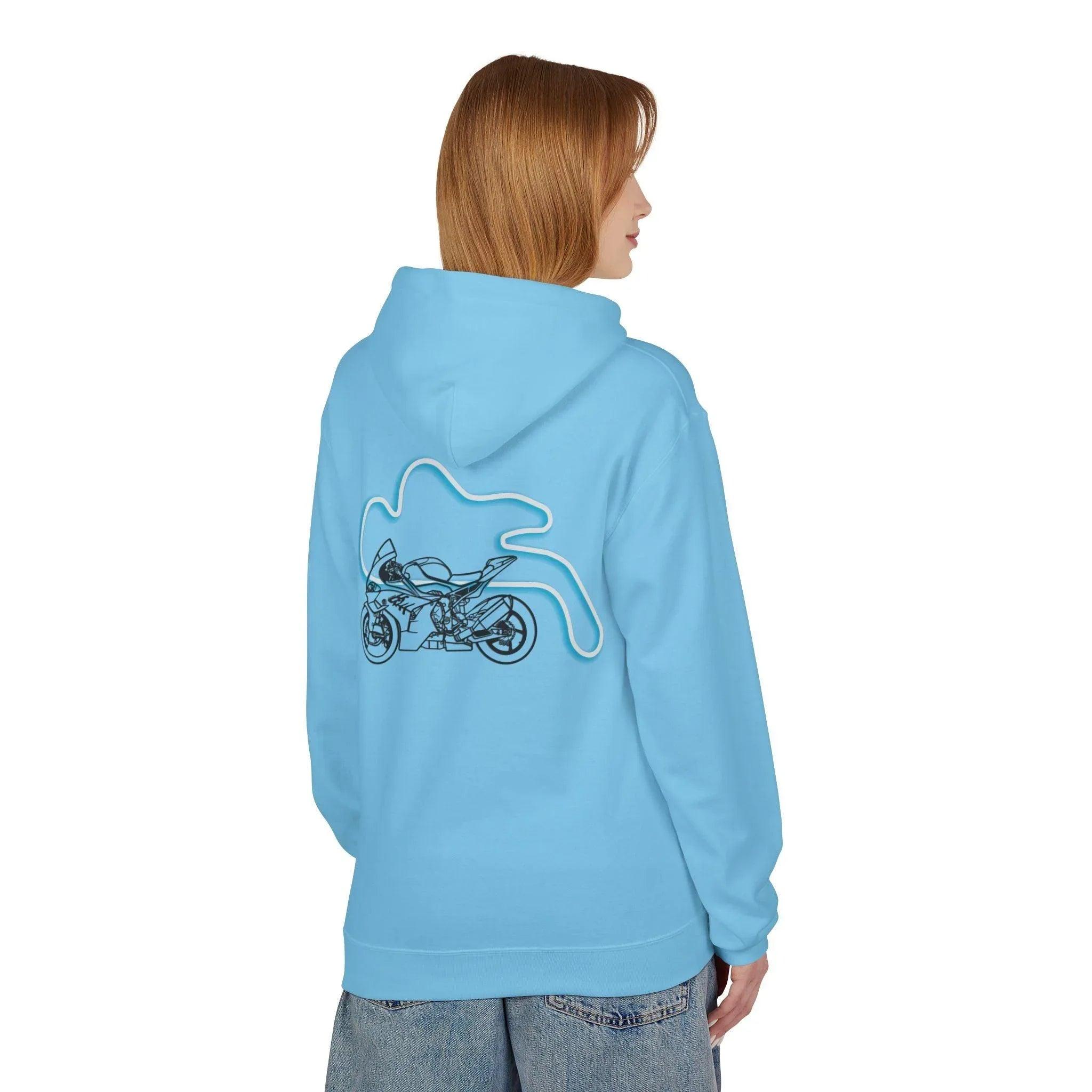 BMW Inspired M1000RR Fleece Hoodie Comfort and Style for Motorsport Enthusiasts