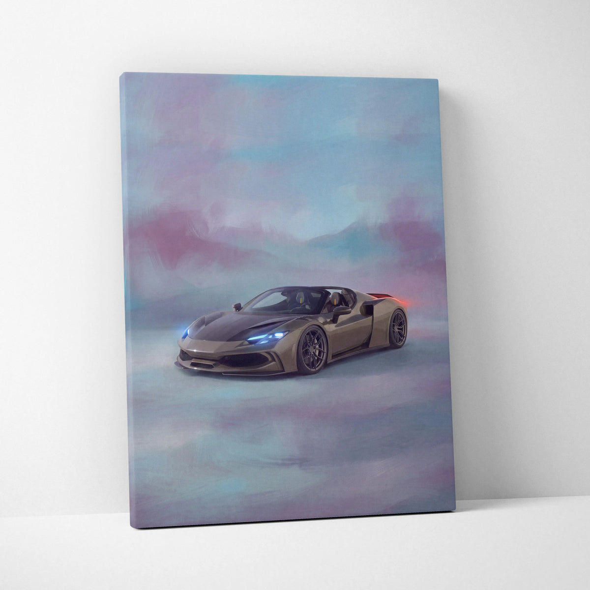 Ferrari SF90 Spider Inspired Automotive Wall Art - Luxury Supercar Can ...