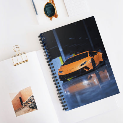 Lamborghini Huracan Automotive Spiral Notebook #035 - Throttle Designs