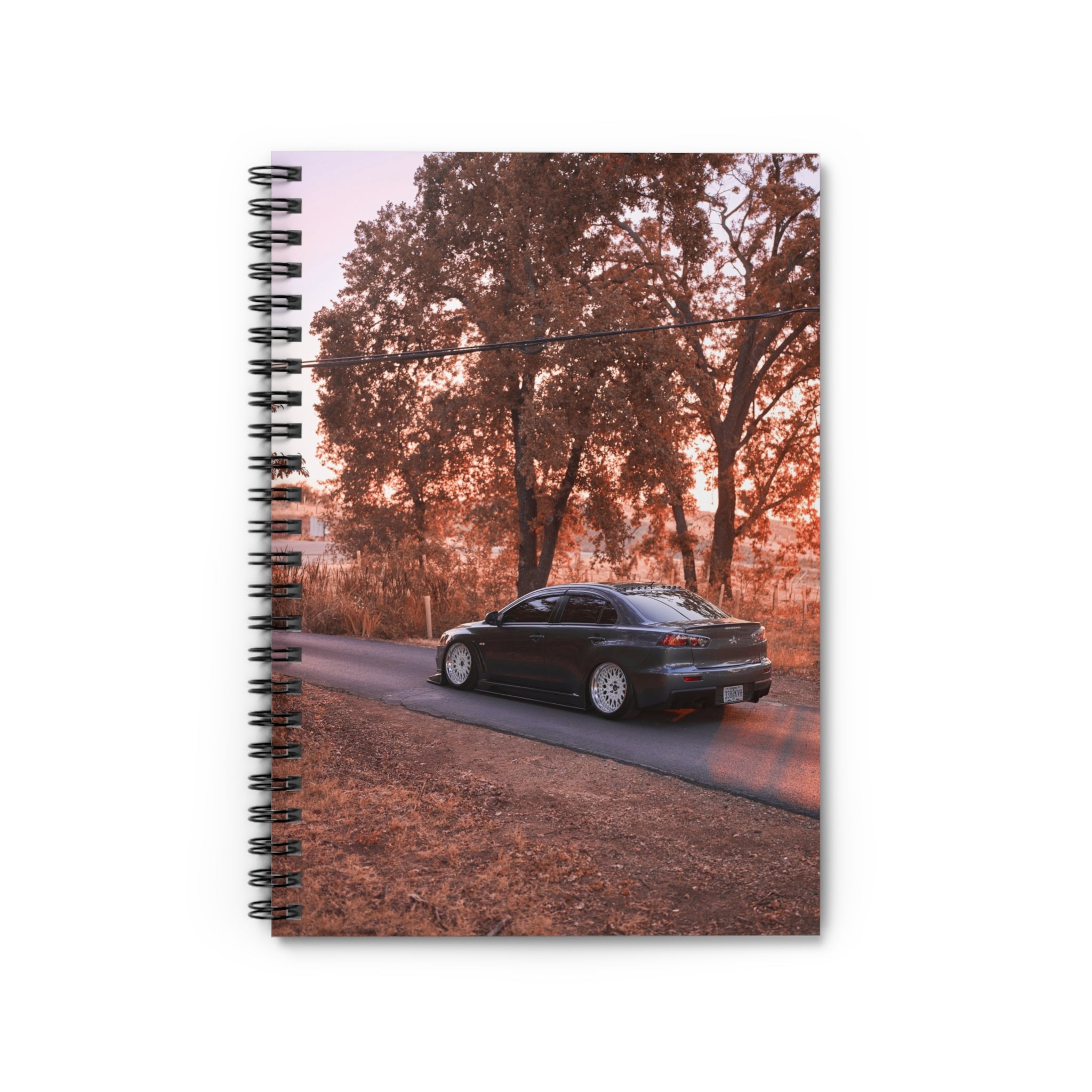 Mitsubishi Evo 10 Automotive Spiral Notebook #016 - Throttle Designs