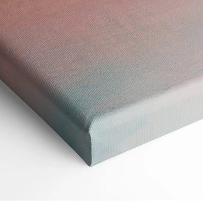 Porsche 911 gt3 rs inspired premium textured canvas art with gradient muted rose to soft teal for automotive decor