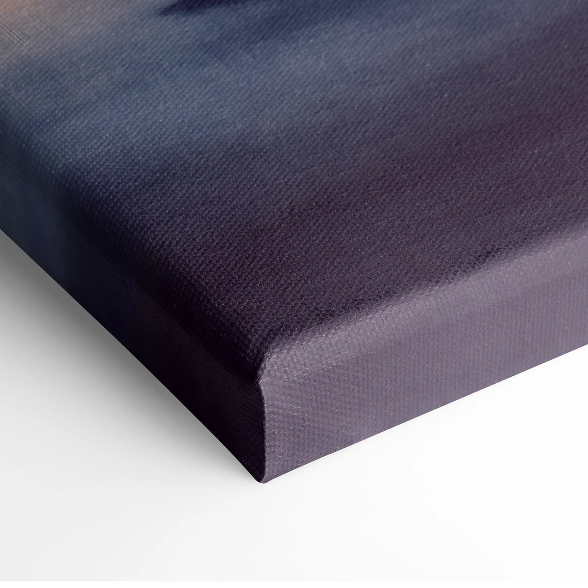 Bugatti chiron inspired canvas art in dark navy textured woven canvas with slightly raised edges for premium wall decor