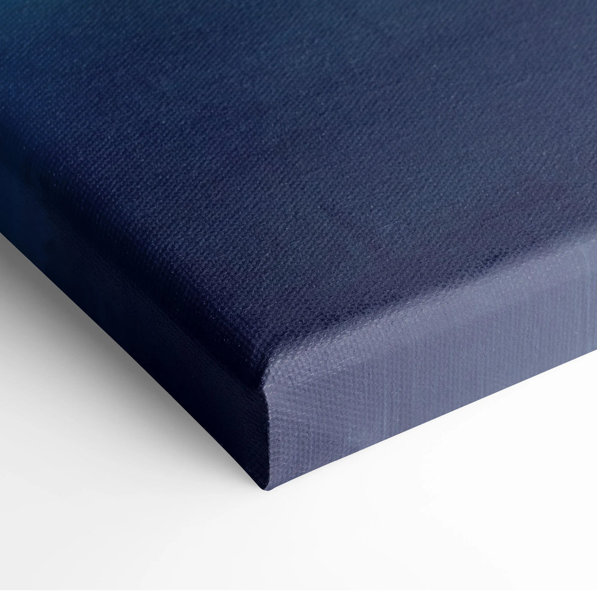 Deep navy blue woven canvas with textured surface and raised edges for Porsche 911 GT3 RS inspired custom wall art