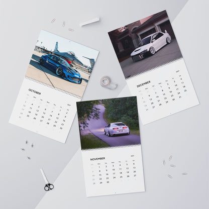 2027 JDM Cars Wall Calendar – Japanese Performance Cars, Tuner Cars & Automotive Artwork Collection