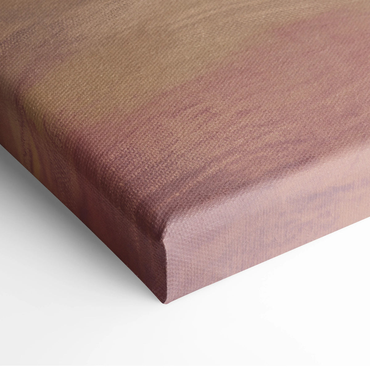 Porsche 911 GT3 RS inspired car wall art canvas painting with textured gradient in warm earthy tones golden brown to deep rose