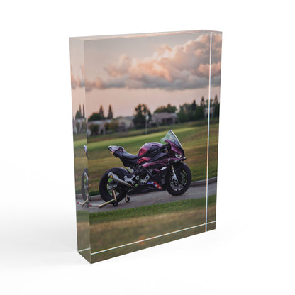 BMW S1000RR Motorcycle Acrylic Photo Block #034 - Throttle Designs