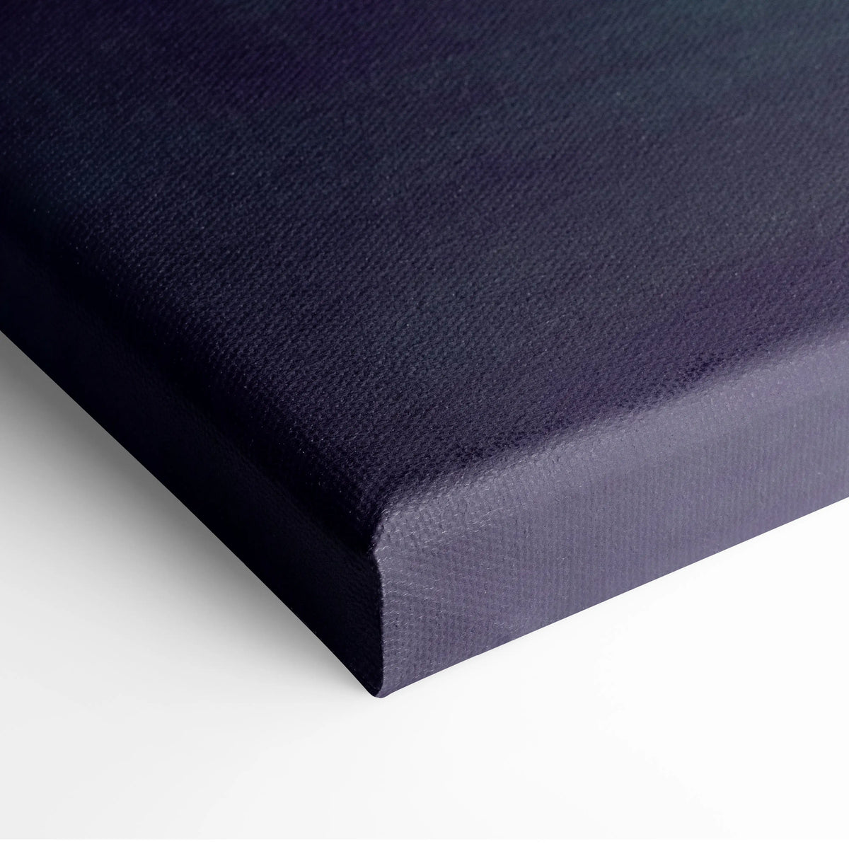 Dark navy canvas print with textured woven surface and raised edges for porsche 911 gt3 rs inspired automotive wall decor