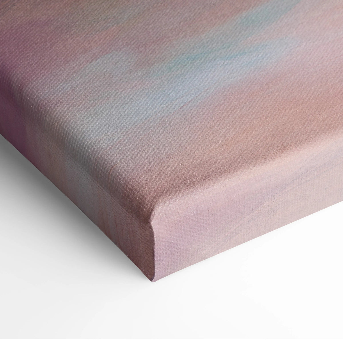 Lamborghini Countach LPI 800-4 inspired soft gradient canvas painting with mauve blush pink and muted blue track edition colors