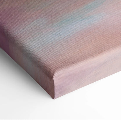 Lamborghini Countach LPI 800-4 inspired soft gradient canvas painting with mauve blush pink and muted blue track edition colors