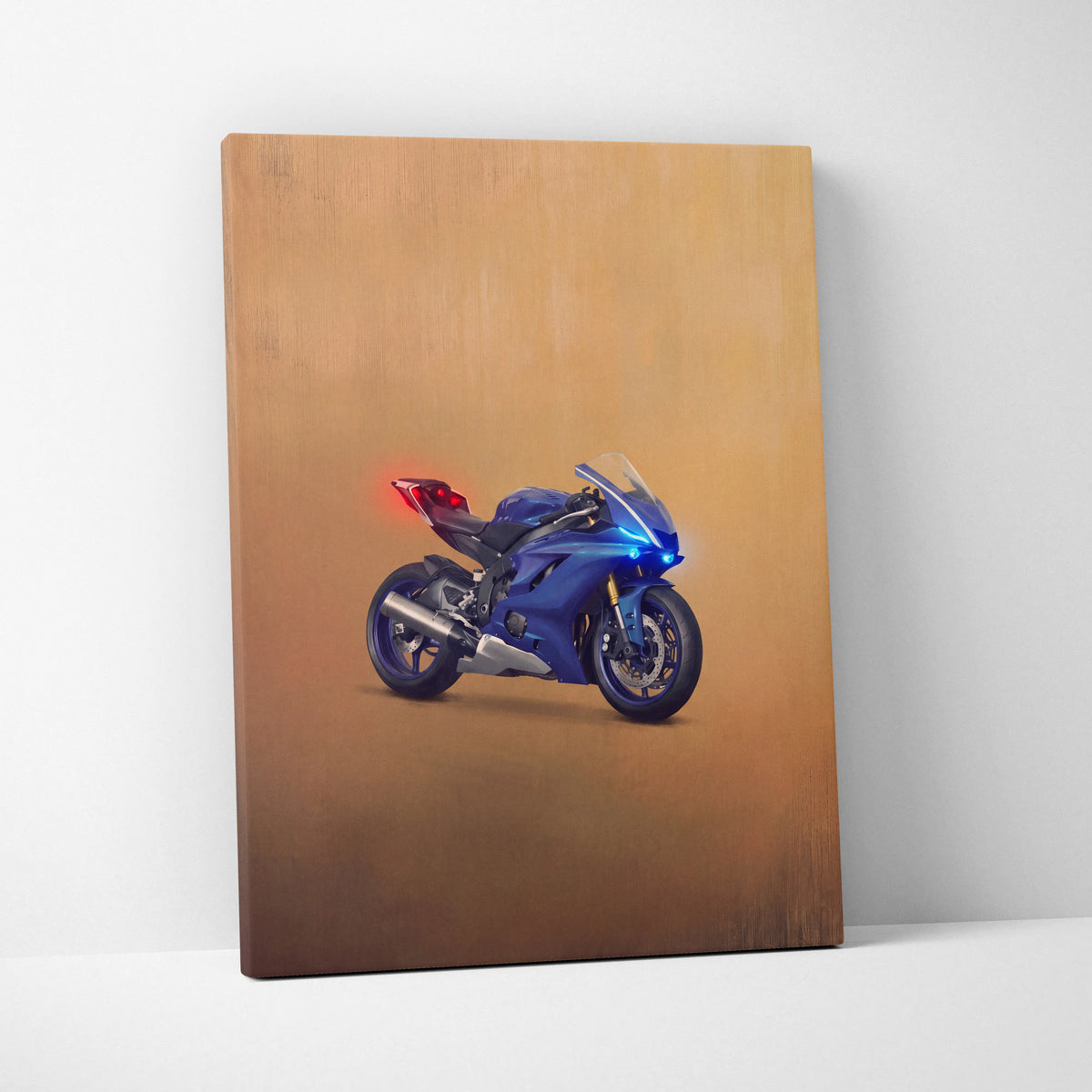 Yamaha YZF-R6 Inspired Supersport Wall Art, Racing Print & Superbike Home Decor