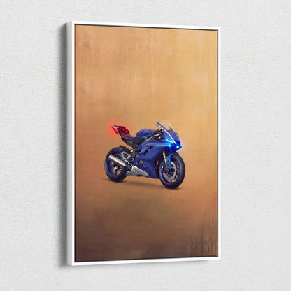 Yamaha YZF-R6 Inspired Supersport Wall Art, Racing Print & Superbike Home Decor