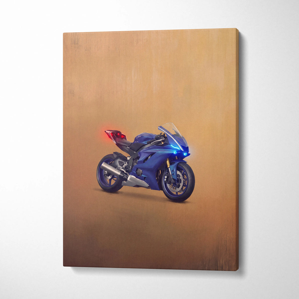 Yamaha YZF-R6 Inspired Supersport Wall Art, Racing Print & Superbike Home Decor