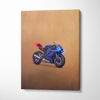 Yamaha YZF-R6 Inspired Supersport Wall Art, Racing Print & Superbike Home Decor