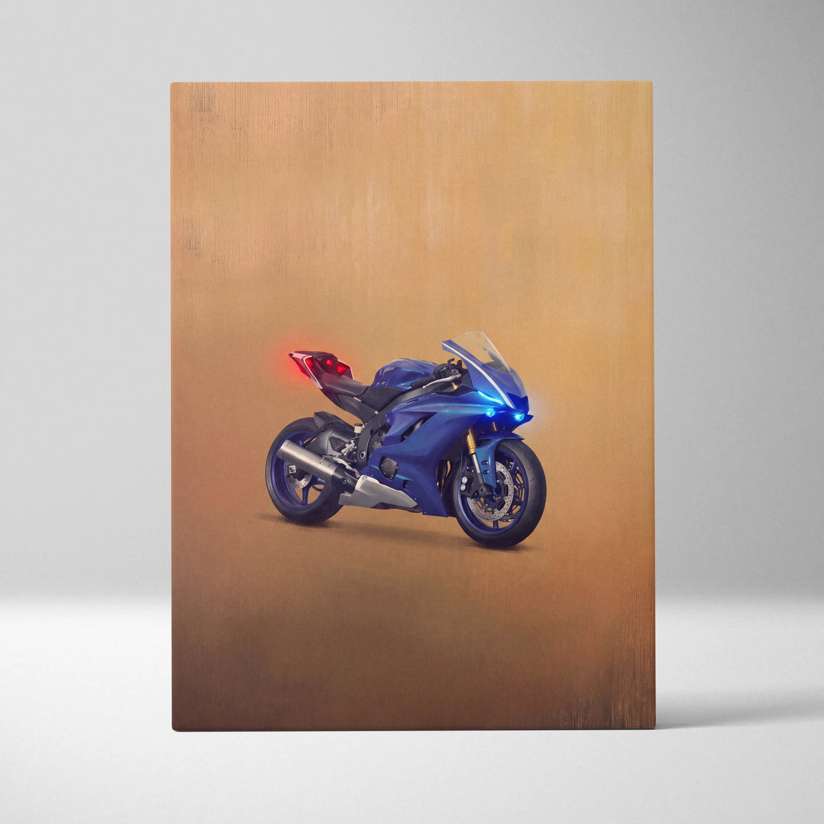 Yamaha YZF-R6 Inspired Supersport Wall Art, Racing Print & Superbike Home Decor