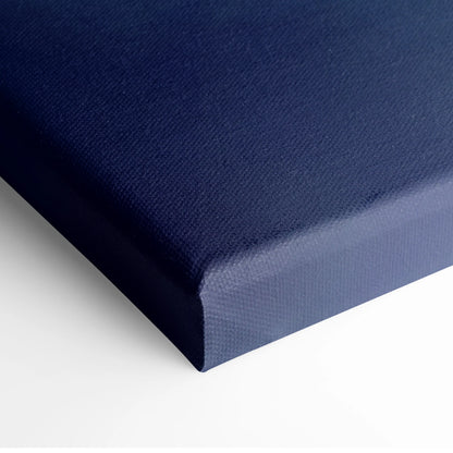 Deep navy blue canvas with textured woven surface and raised edges in ducati panigale v4s inspired supersport wall art