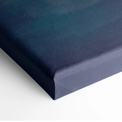 Navy blue canvas with subtle gradient and texture in BMW R nineT inspired naked motorcycle wall art print