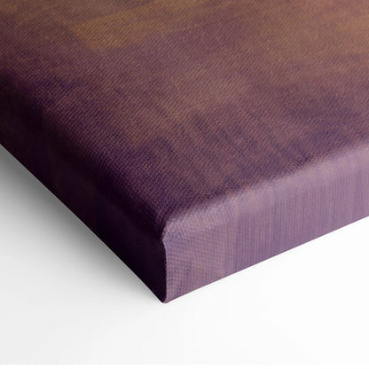 Purple canvas print of kawasaki ninja h2 inspired supersport superbike wall art with textured woven fabric surface