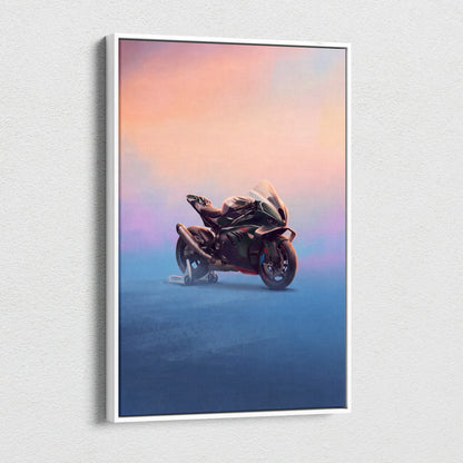 BMW M1000RR Limited Edition Isle of Man TT Inspired Supersport Wall Art, Superbike Canvas Print & Racing Poster