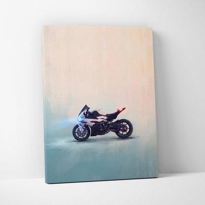 BMW S1000RR Canvas Wall Art - Stunning Artistic Styled Artwork