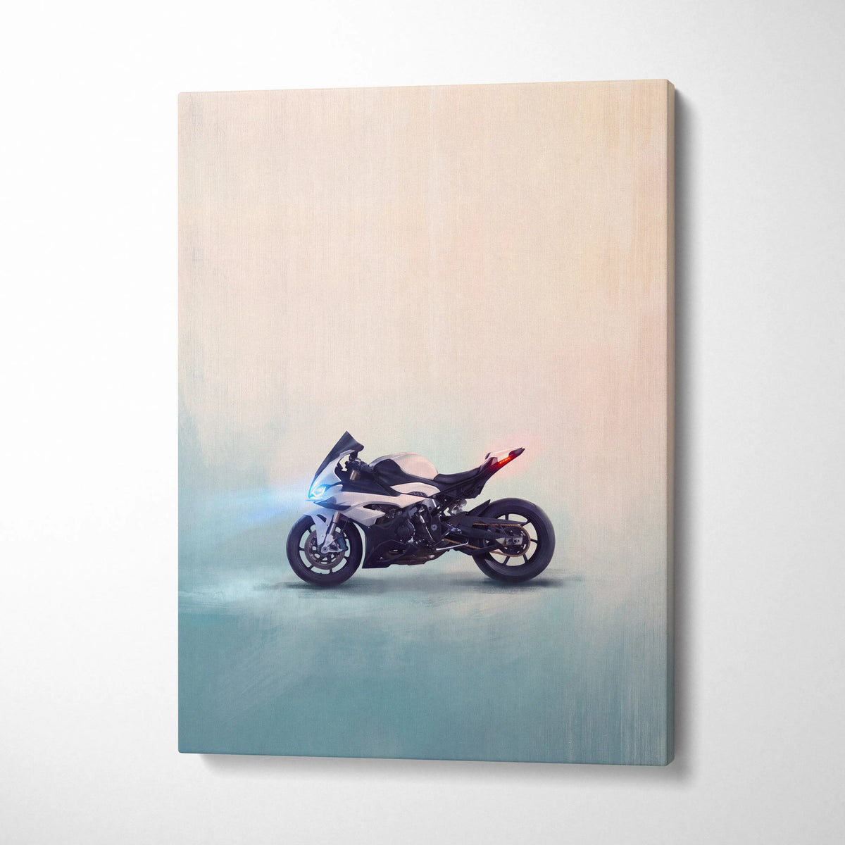 BMW S1000RR Canvas Wall Art - Stunning Artistic Styled Artwork