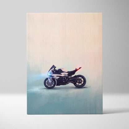 BMW S1000RR Canvas Wall Art - Stunning Artistic Styled Artwork