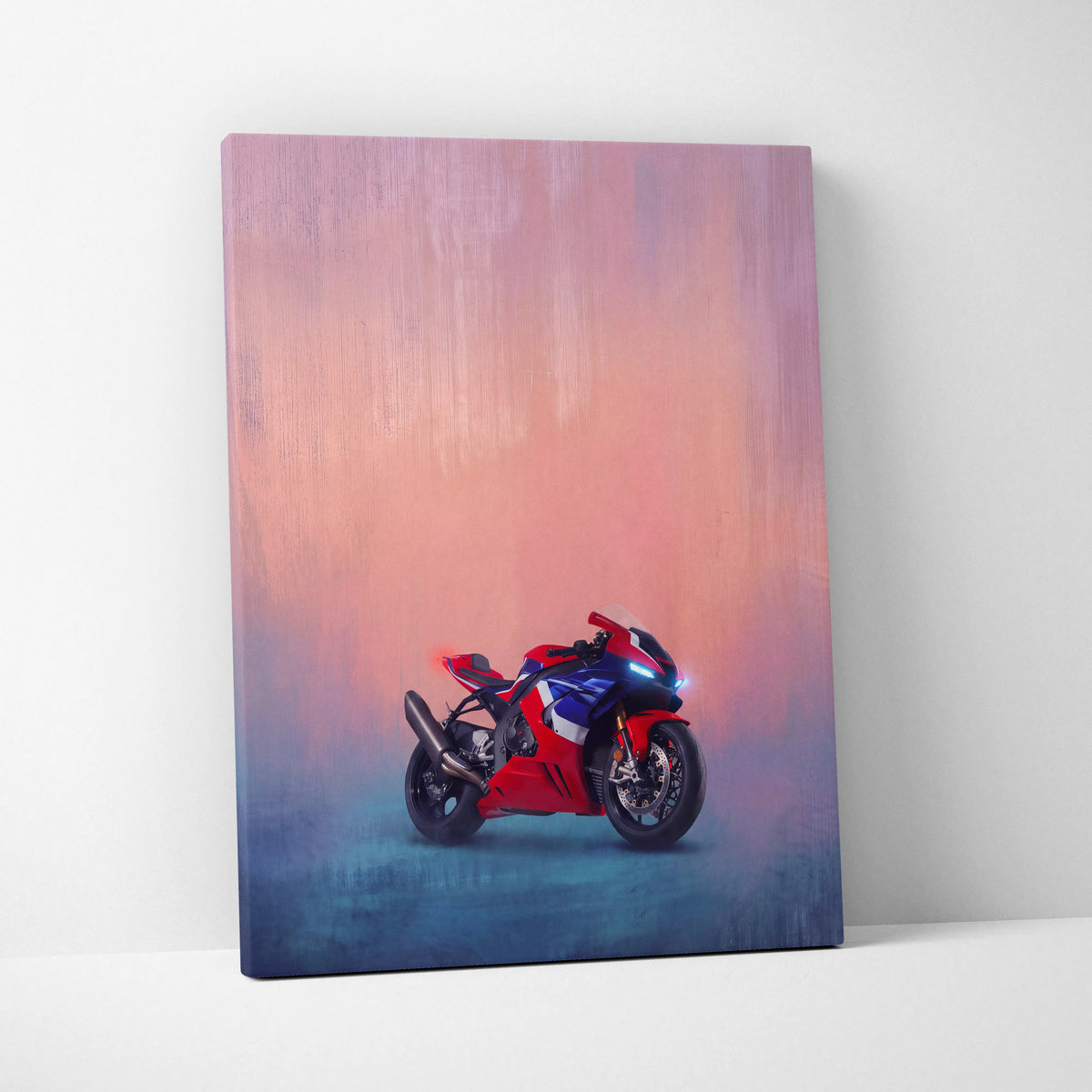 Honda CBR1000RR Fireblade Inspired Supersport Wall Art, Racing Canvas Art & Superbike Garage Print