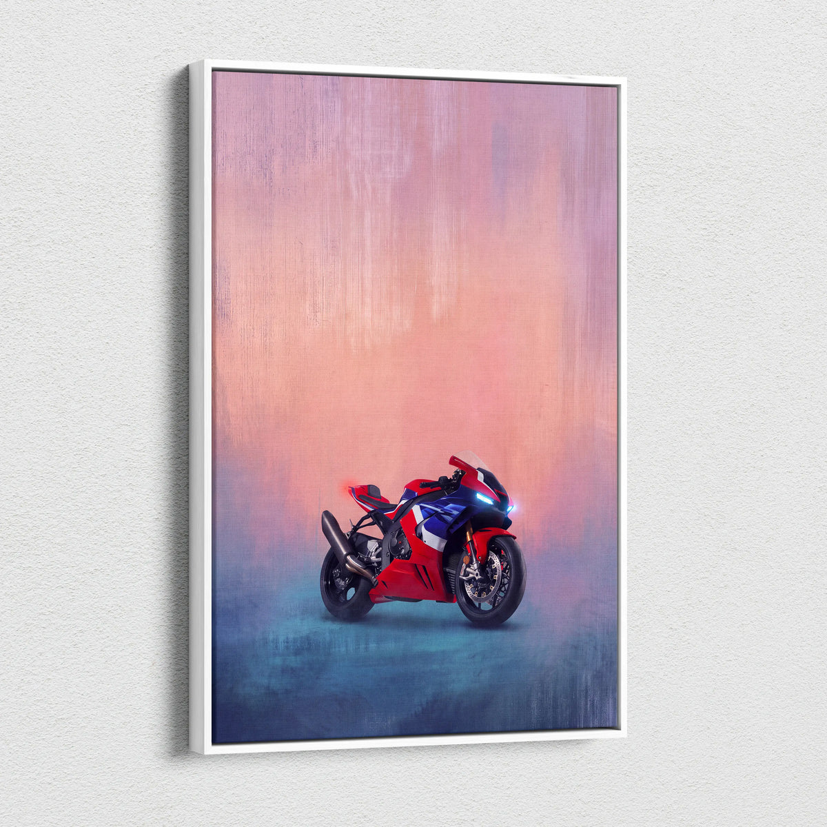 Honda CBR1000RR Fireblade Inspired Supersport Wall Art, Racing Canvas Art & Superbike Garage Print
