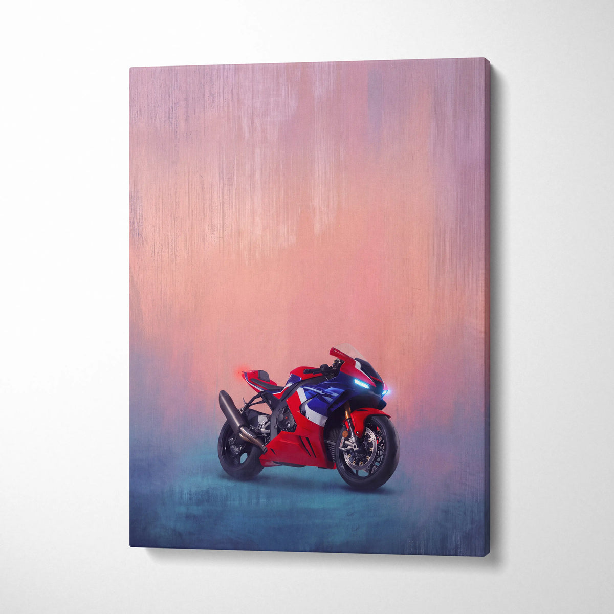 Honda CBR1000RR Fireblade Inspired Supersport Wall Art, Racing Canvas Art & Superbike Garage Print