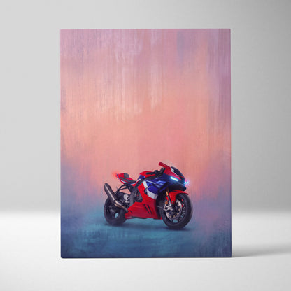 Honda CBR1000RR Fireblade Inspired Supersport Wall Art, Racing Canvas Art & Superbike Garage Print