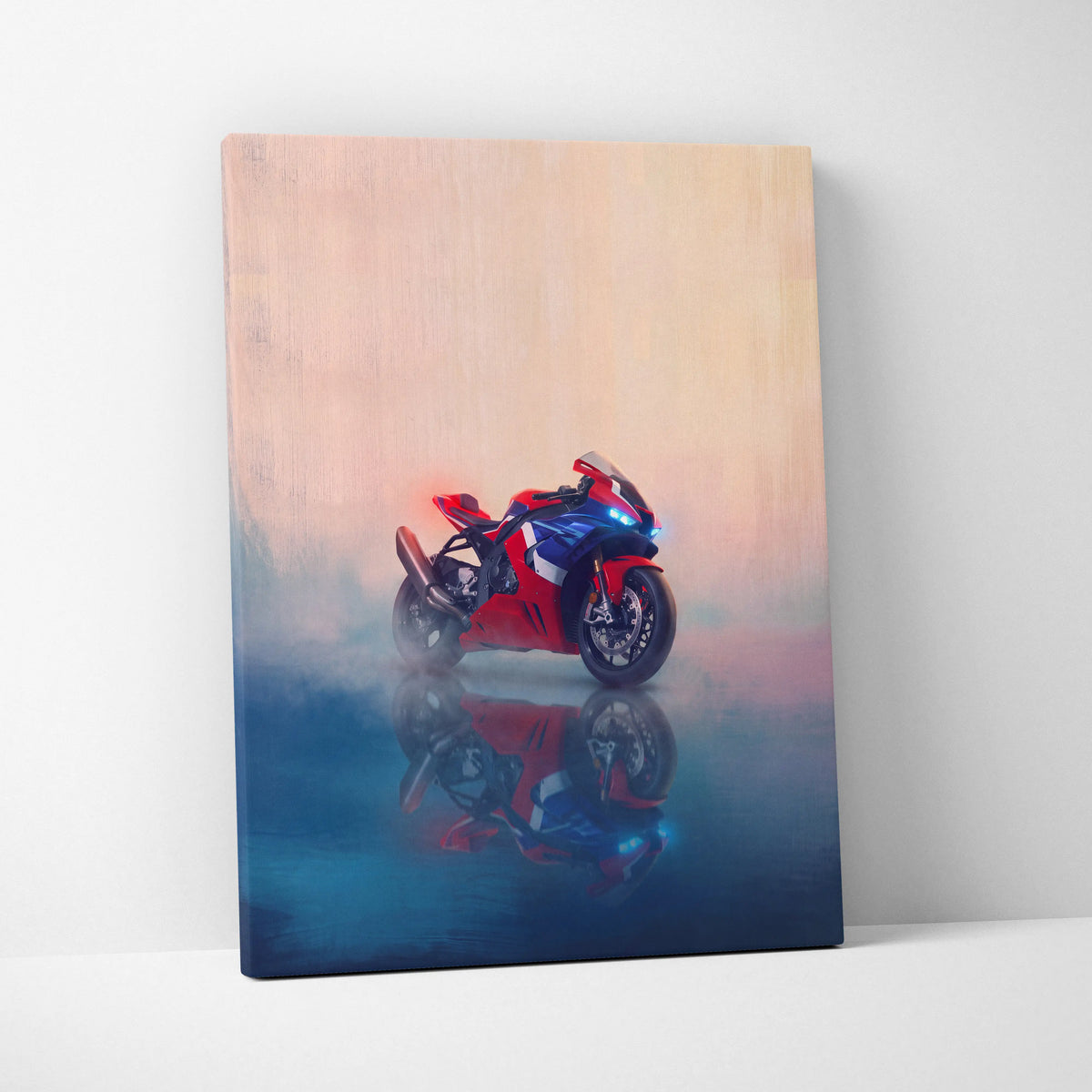 Honda CBR1000RR-R Inspired Canvas Art, Superbike Print and Racing Fan Gift