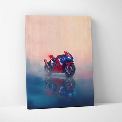 Honda CBR1000RR-R Inspired Canvas Art, Superbike Print and Racing Fan Gift
