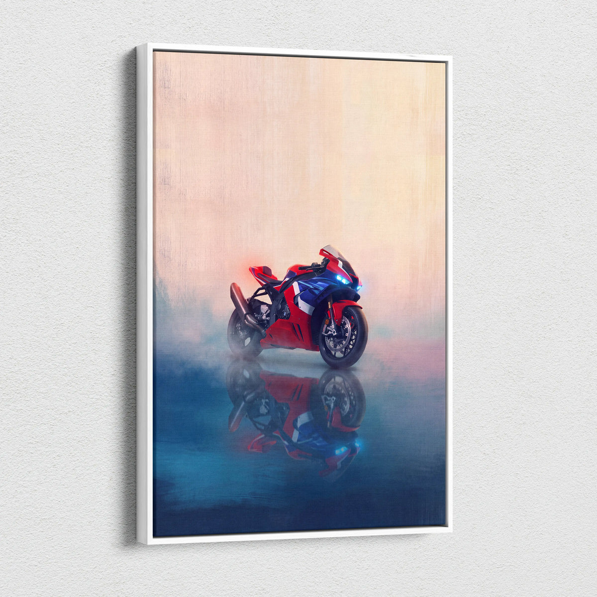 Honda CBR1000RR-R Inspired Canvas Art, Superbike Print and Racing Fan Gift