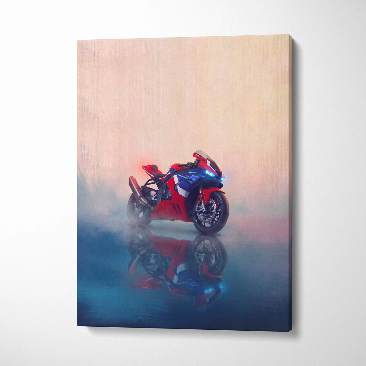 Honda CBR1000RR-R Inspired Canvas Art, Superbike Print and Racing Fan Gift