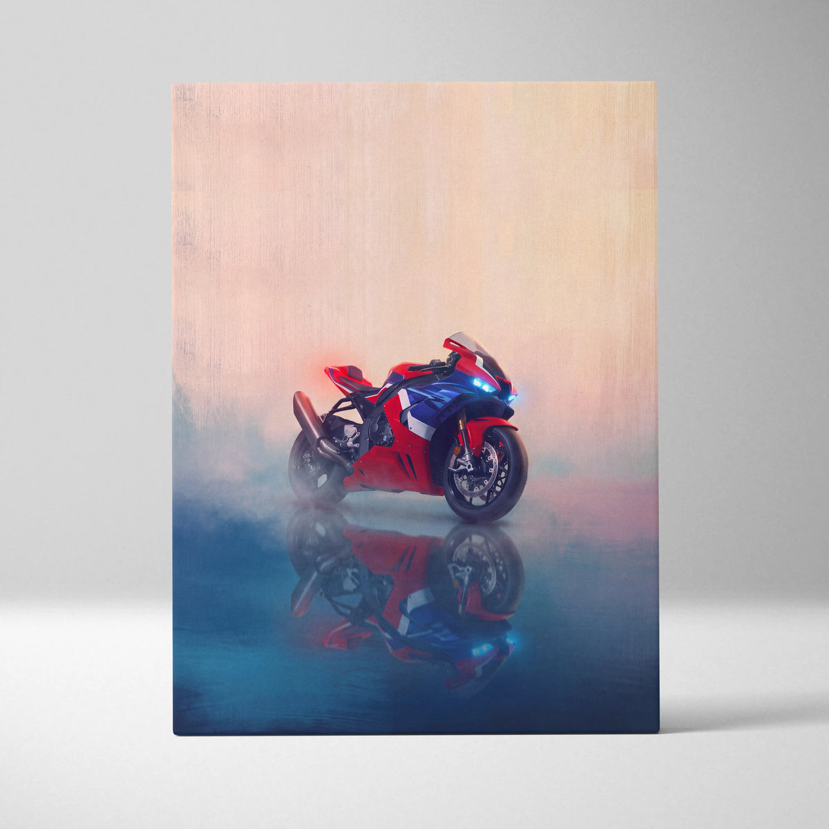 Honda CBR1000RR-R Inspired Canvas Art, Superbike Print and Racing Fan Gift