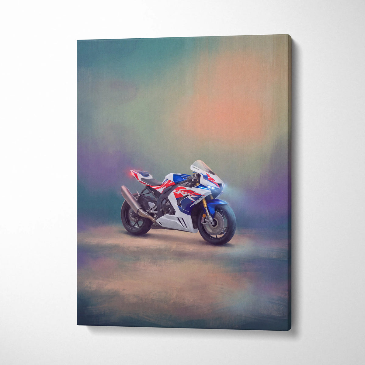 Honda CBR1000RR-R Inspired Supersport Wall Art, HRC Racing Canvas and Modern Wall Decor