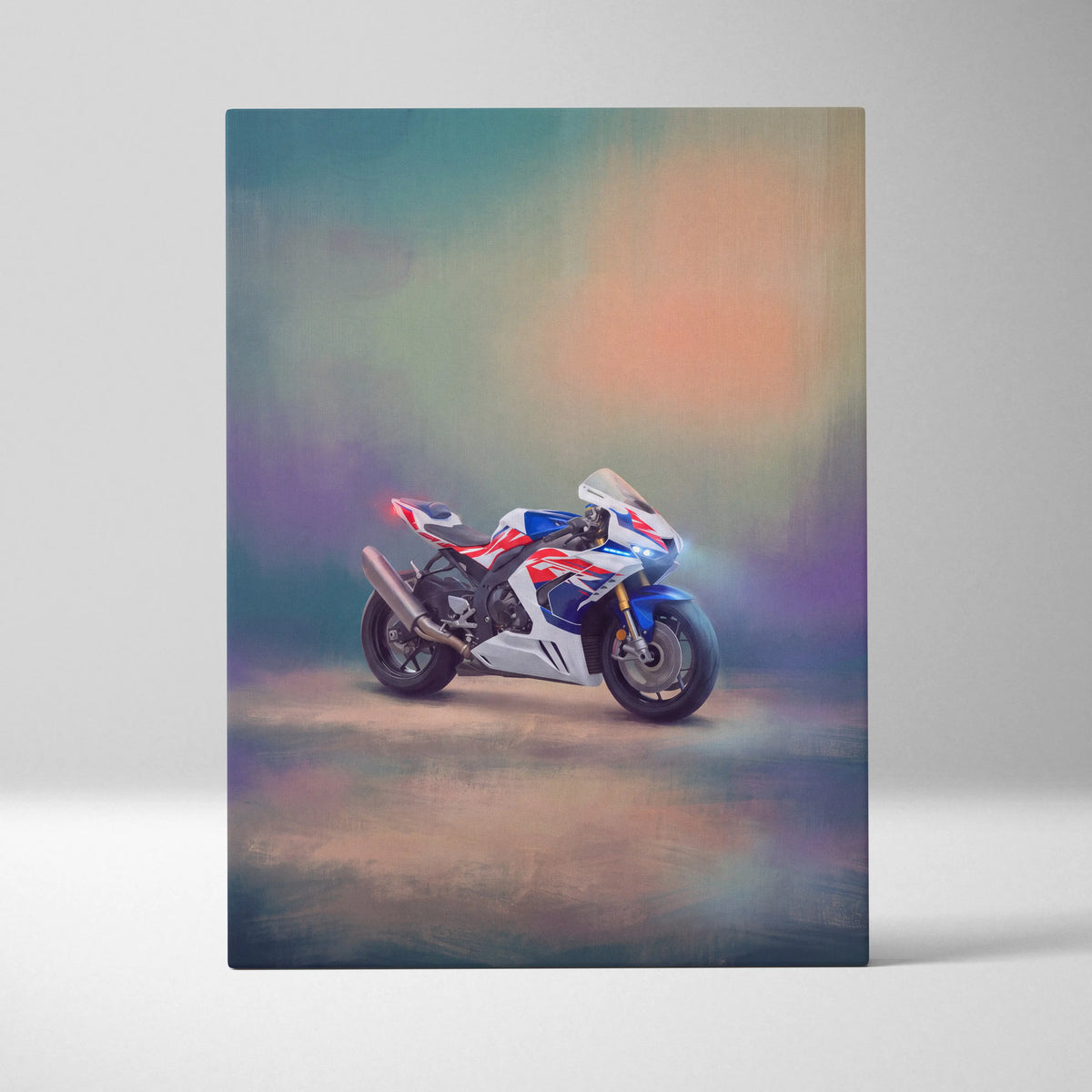 Honda CBR1000RR-R Inspired Supersport Wall Art, HRC Racing Canvas and Modern Wall Decor