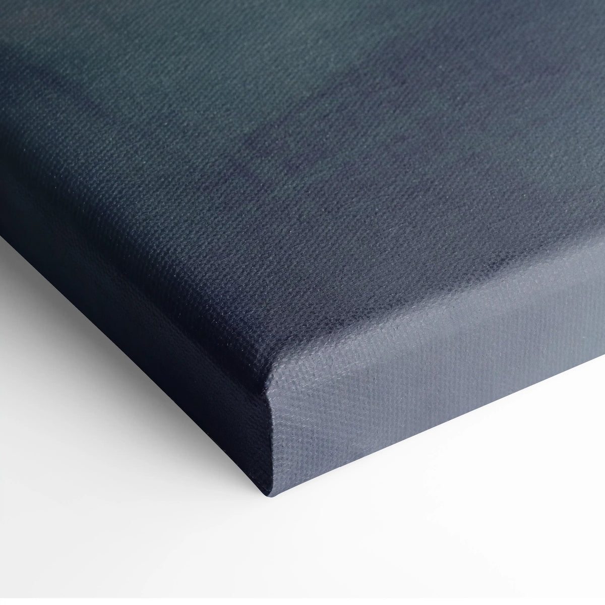 Dark blue canvas motorcycle wall art with textured woven surface and raised edges inspired by yamaha r6 carbon fiber poster