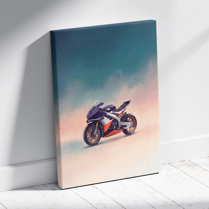 Aprilia RSV4 Inspired Motorcycle Wall Art, Track Weapon Print and Italian Superbike Decor