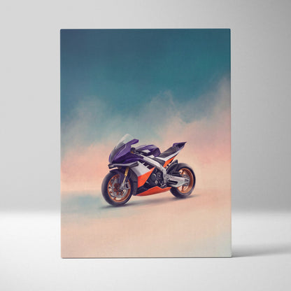 Aprilia RSV4 Inspired Motorcycle Wall Art, Track Weapon Print and Italian Superbike Decor