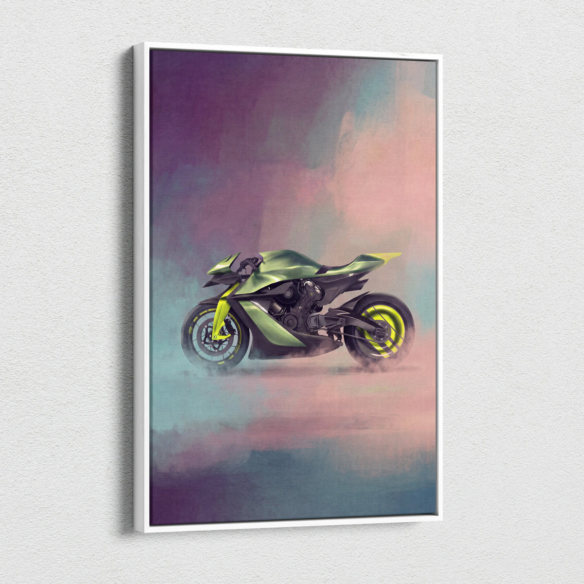 Aston Martin AMB 001 Inspired Supersport Wall Art, Supercharged Track Poster and Rider Gift