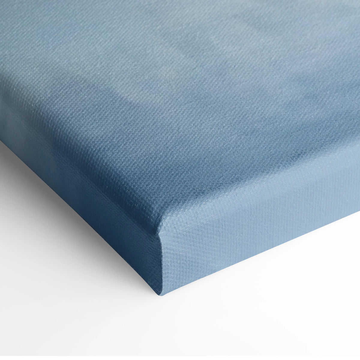 Blue canvas art with textured woven surface and raised edges inspired by Ducati Streetfighter V4 for luxury garage decor