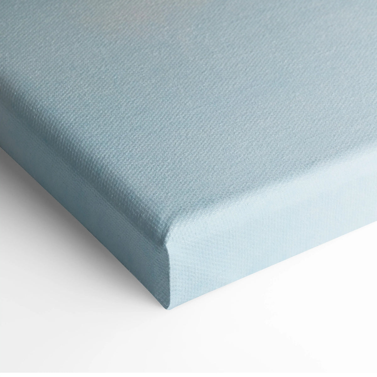 Light blue canvas with a textured woven surface and raised edges for Ducati Panigale V4 Lamborghini inspired wall art